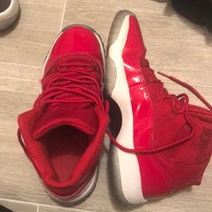 Boys Red Jordan 11s